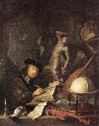 DOU, Gerrit Painter in his Studio dafg china oil painting reproduction